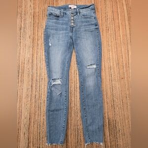 Lucky Brand Jeans Womens 2/26R  Blue Denim‎ High Rise Skinny